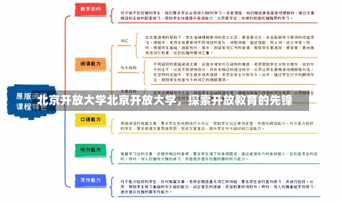 北京开放大学北京开放大学，探索开放教育的先锋-第2张图片-记录生活每一天