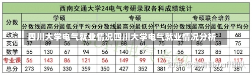 四川大学电气就业情况四川大学电气就业情况分析-第3张图片-记录生活每一天