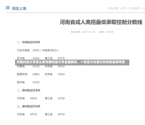 河南科技大学怎么样河南科技大学全面解析，一所实力与潜力并存的高等学府-第3张图片-记录生活每一天